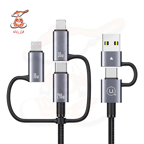کابل شارژ 4 سر یوسامز مدل SJ738
