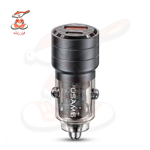 شارژر فندکی فست شارژ یوسامز US-CC176